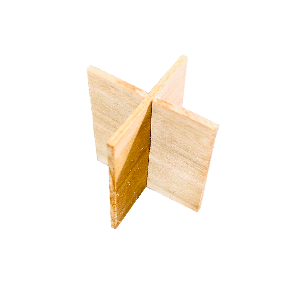 Distanční stojánek dřevěný do pizza krabic 3 cm